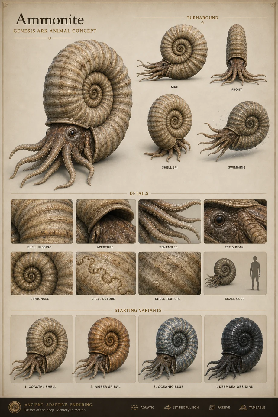 Ammonite Sanctum concept visual