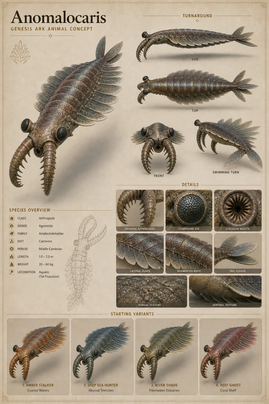 Anomalocaris Sanctum concept visual