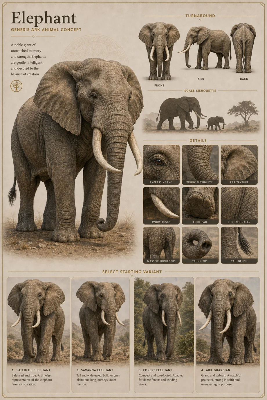 Elephant Sanctum concept visual