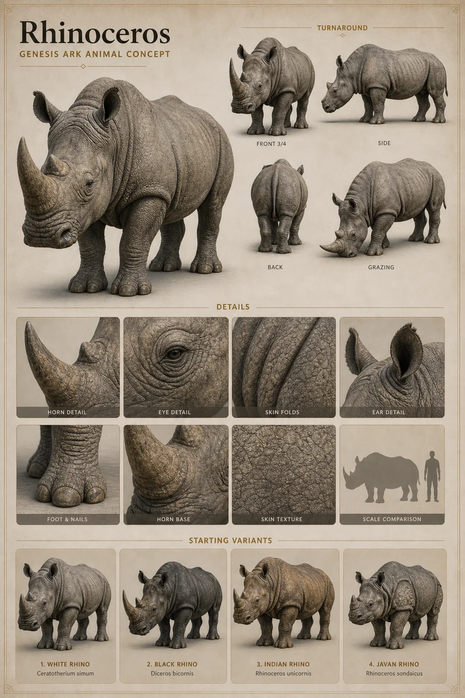 Rhinoceros Sanctum concept visual