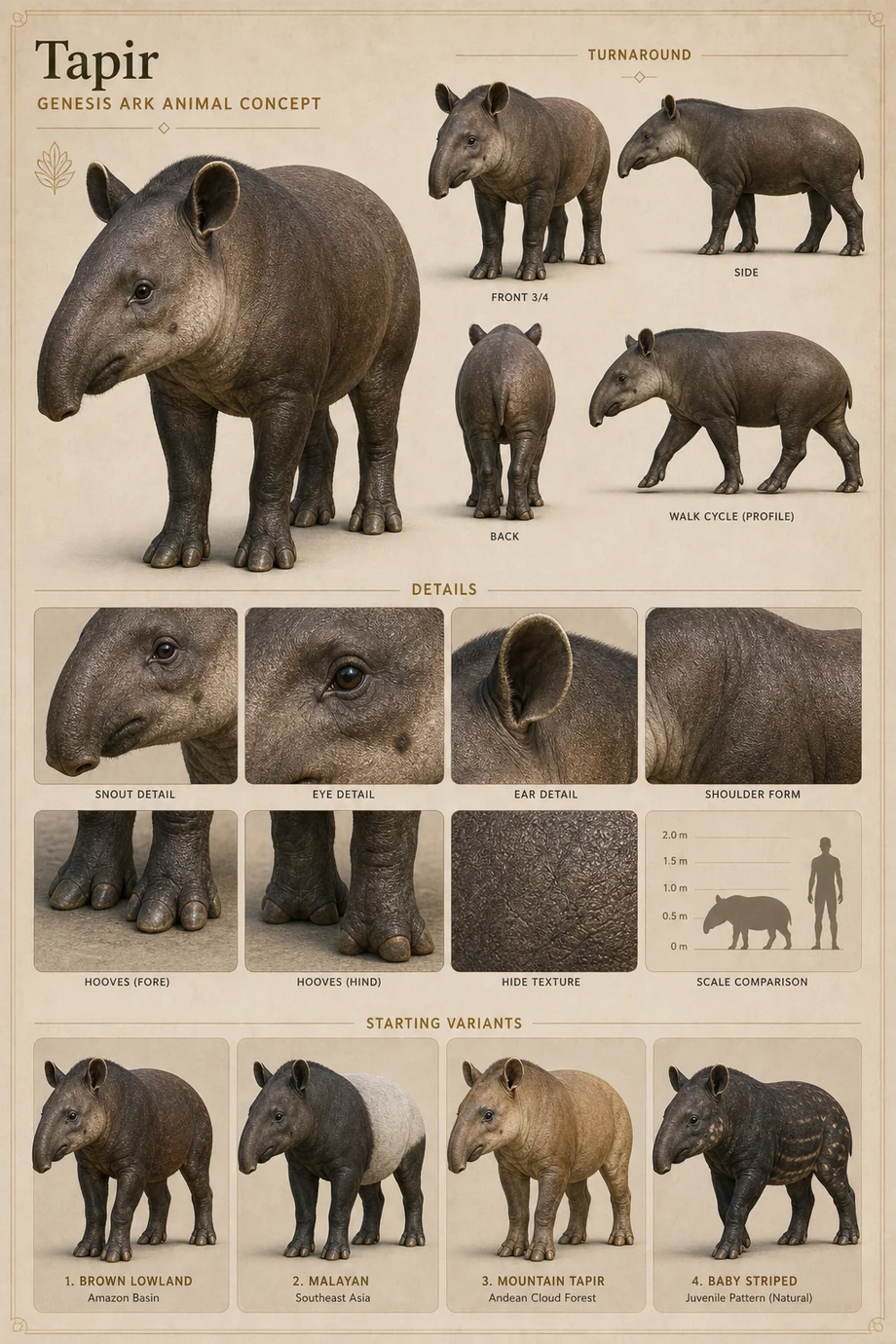 Tapir Sanctum concept visual