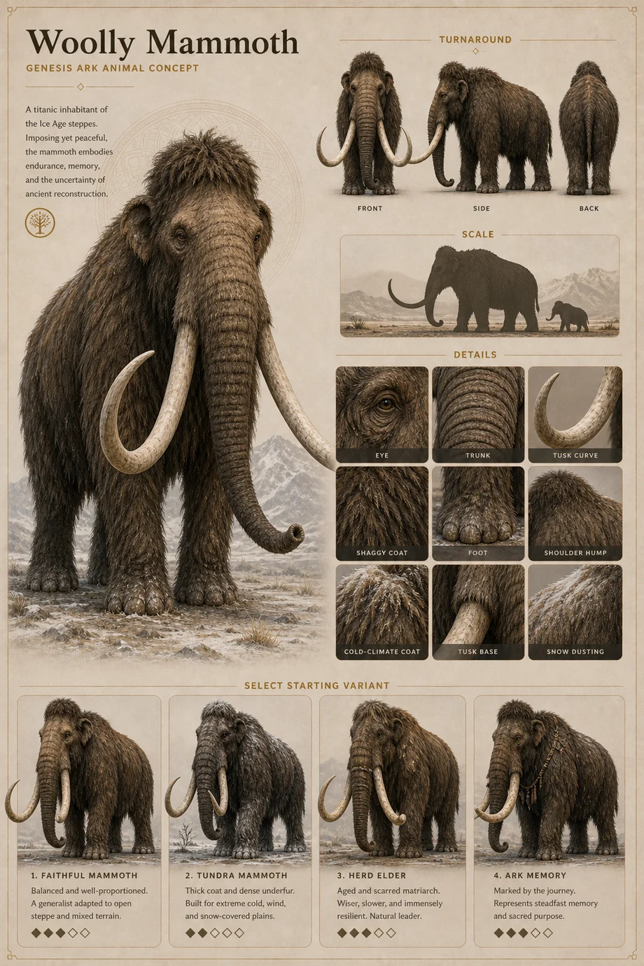 Woolly Mammoth Sanctum concept visual