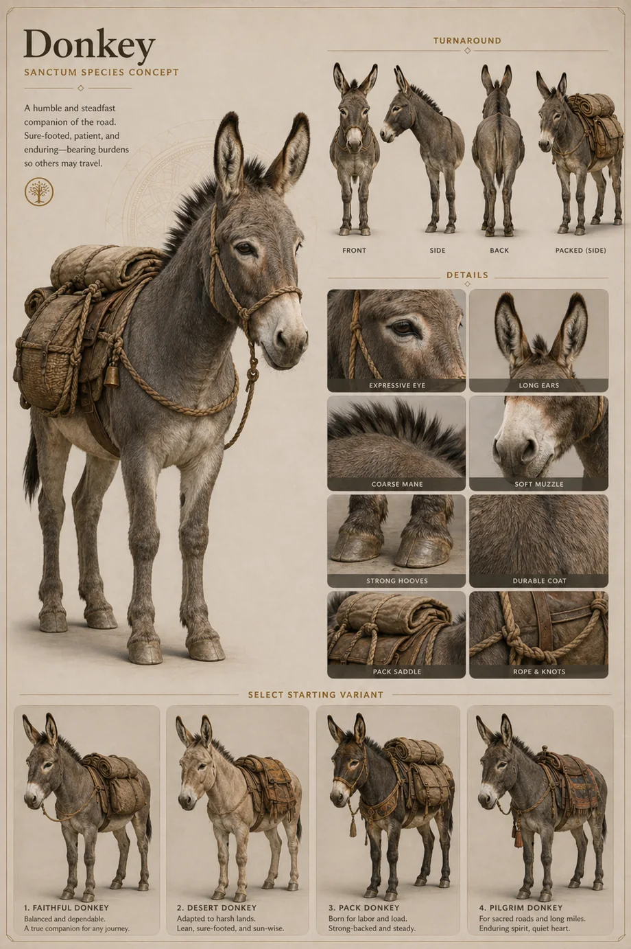 Donkey Sanctum concept visual