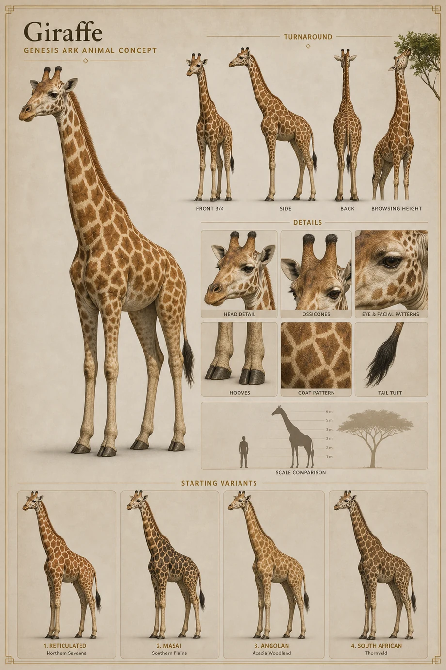 Giraffe Sanctum concept visual