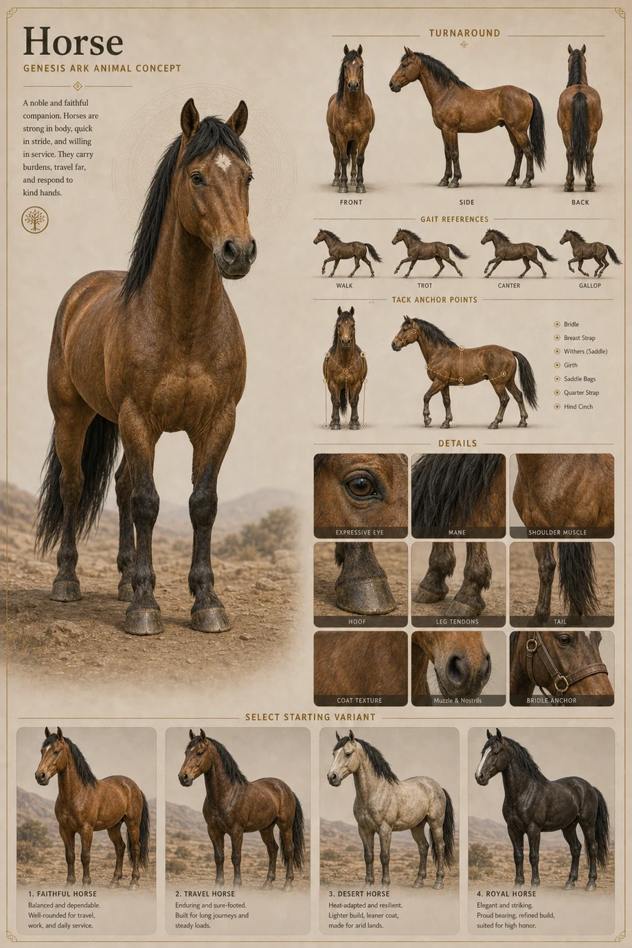Horse Sanctum concept visual