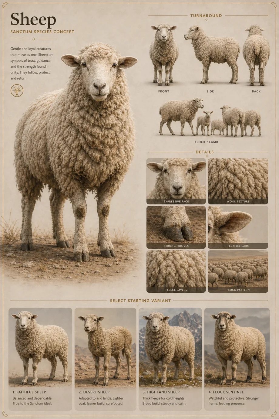 Sheep Sanctum concept visual