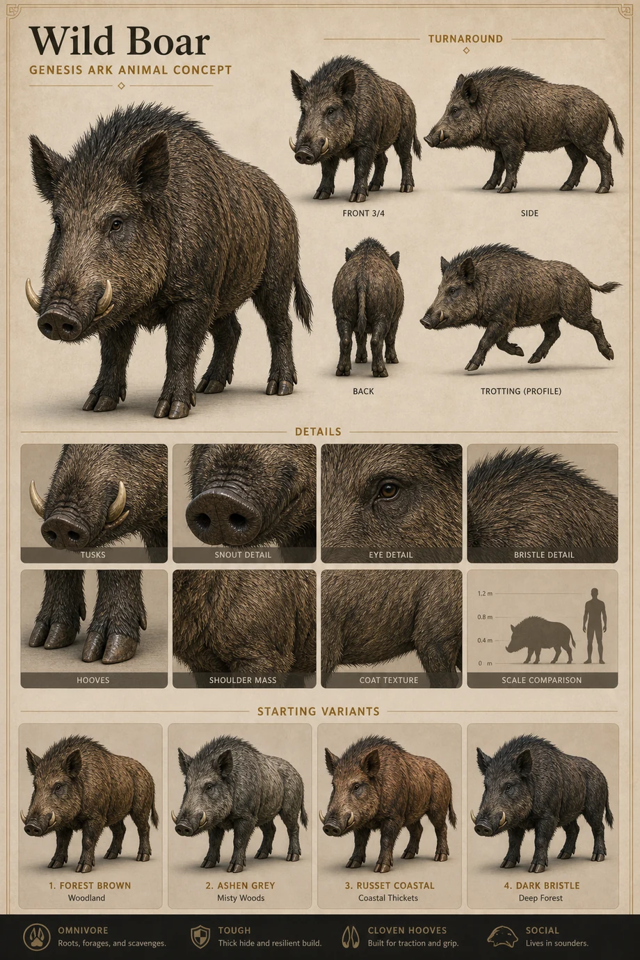 Wild Boar Sanctum concept visual