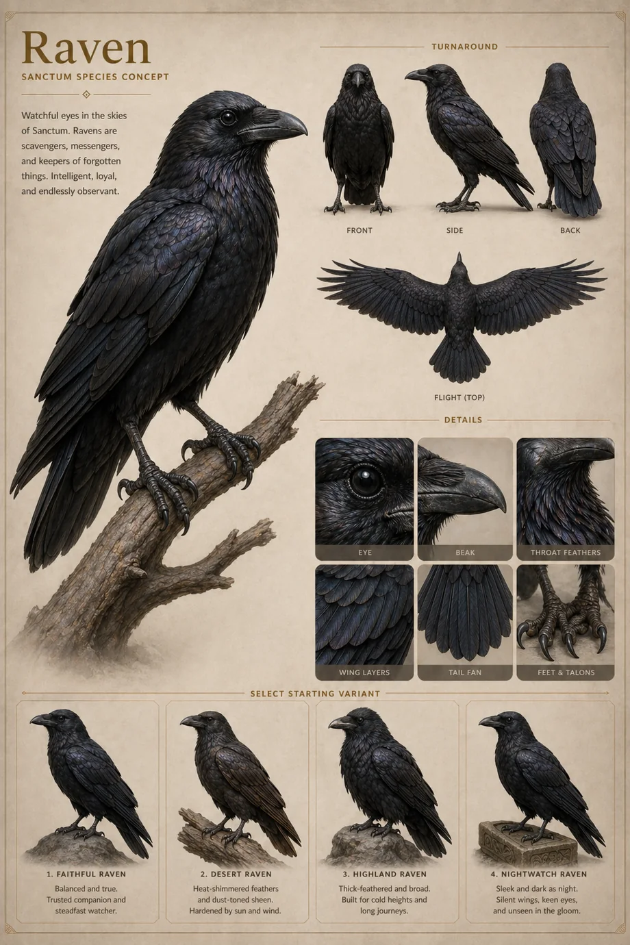 Raven Sanctum concept visual